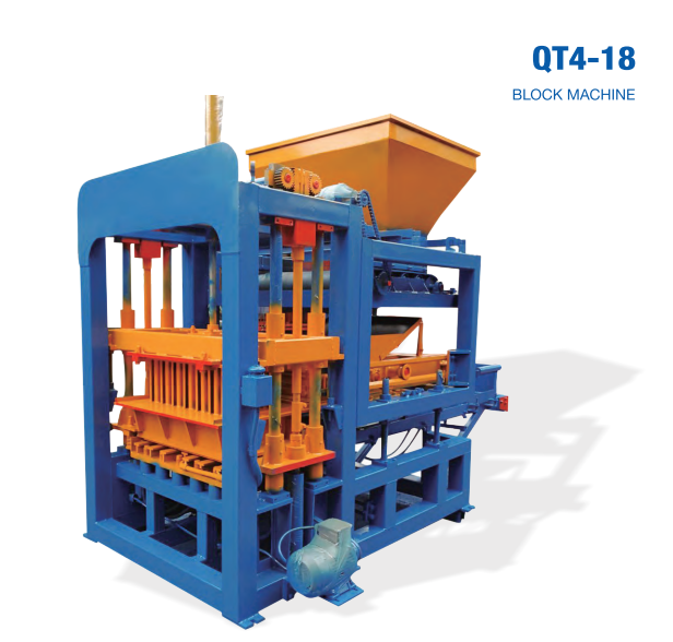 QT4-18 automatic concrete block making machine Featured Image