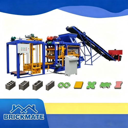QT4-25 Automatic electrical vibration block machine