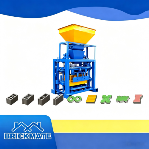 QT40-1 Semi auto cement block machine